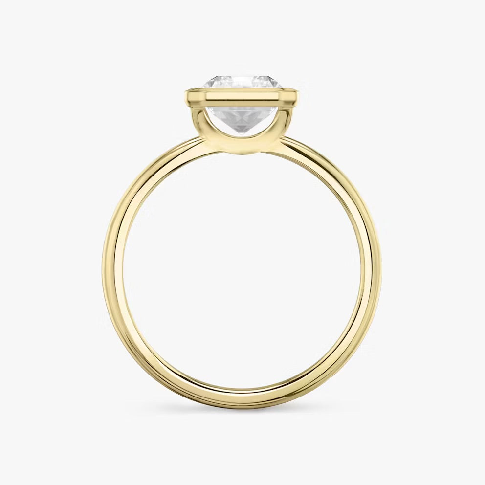 PICKUP - 18kt Yellow Gold 2.22ct D VVS1 Radiant Lab Grown Diamond Engagement Ring